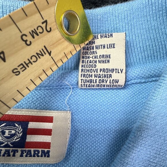 Phat Farm Classic‎ Polo Shirt 2XL/ Black  And Blue Shipped  promptly Qty 2 - Picture 5 of 12